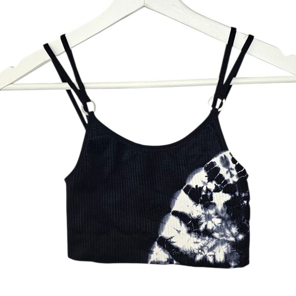 Bombshell Sportswear Dip Dye Seamless Crop Tank, Sports Bra, Strappy, XS/S - Picture 1 of 7
